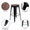 Flash Furniture 30" High Metal Indoor Bar Stool, Black, PK4 4-ET-31320W-30-BK-R-GG - alternate 8